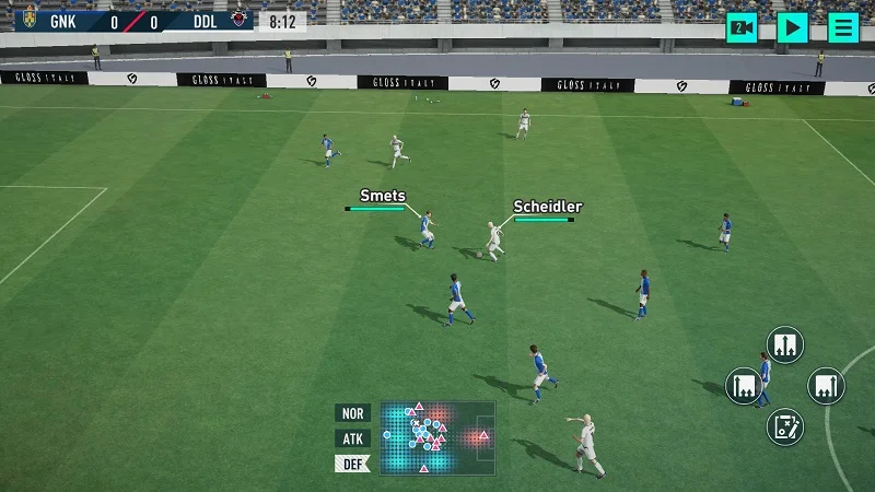 SEGA Football Club Champions oyun görüntüsü